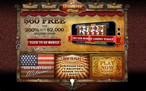high noon casino $60 free